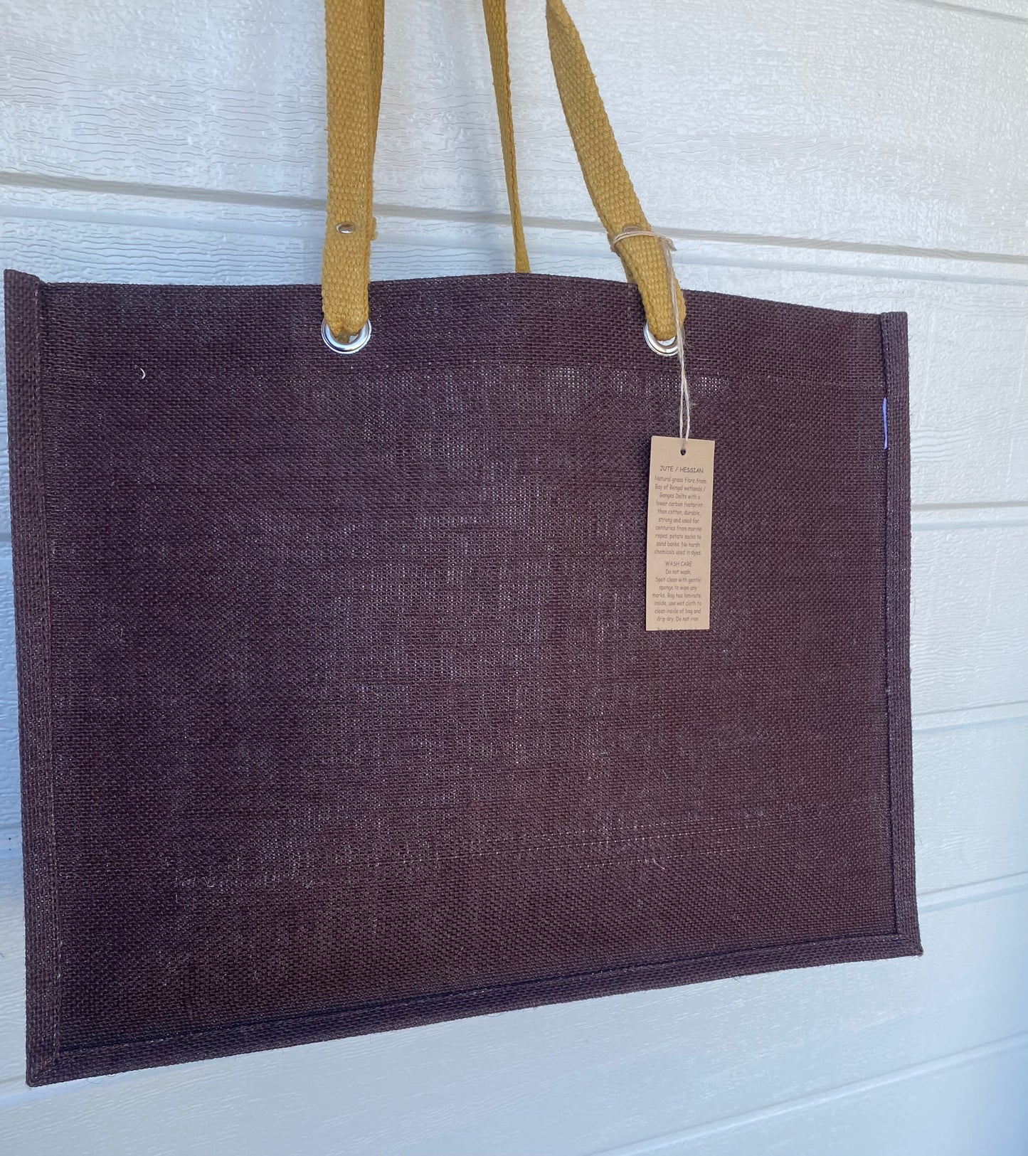 XXL BROWN Luxe Tote Bag - Strong & Durable