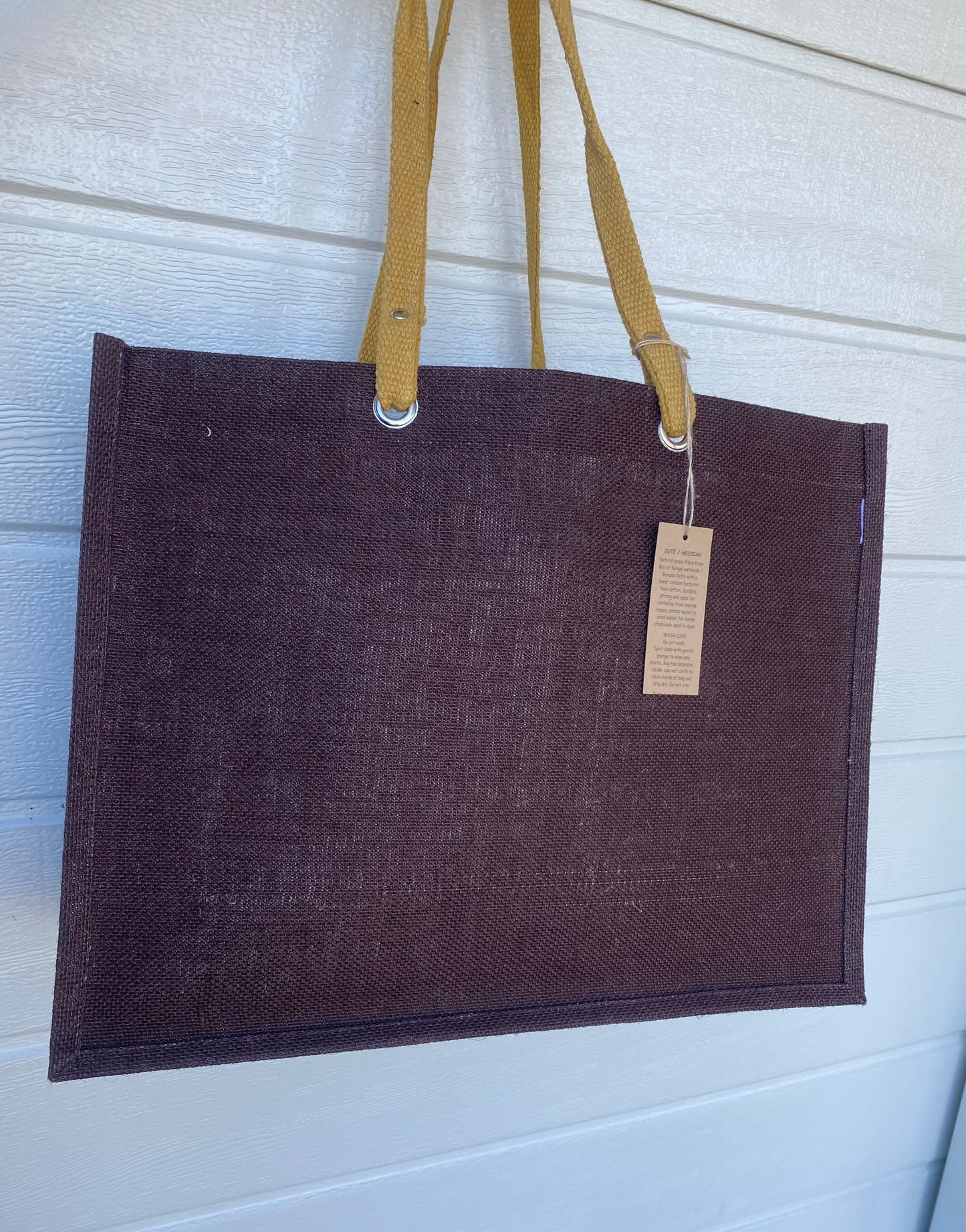XXL BROWN Luxe Tote Bag - Strong & Durable