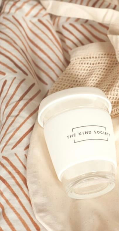Eco Friendly Travel Glass Drinking Mug