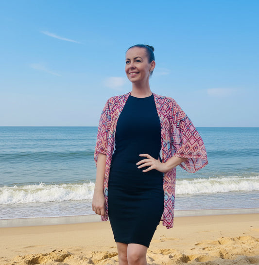 Pink Dream Maker original Open Kaftan