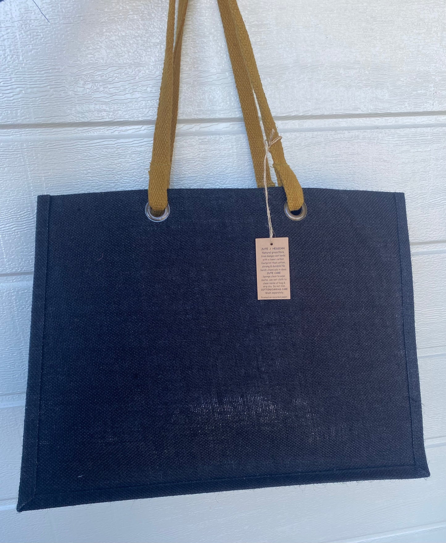 XXL Black LUXE Tote Bag - Strong & Durable