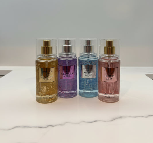 Shimmer Scented Body Mists Sprays
