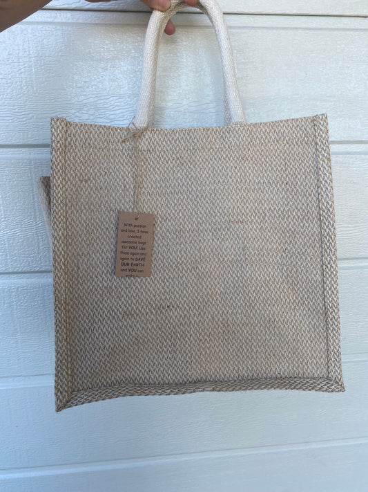 Large Luxe Tote Bag with drink holder - Strong & Durable