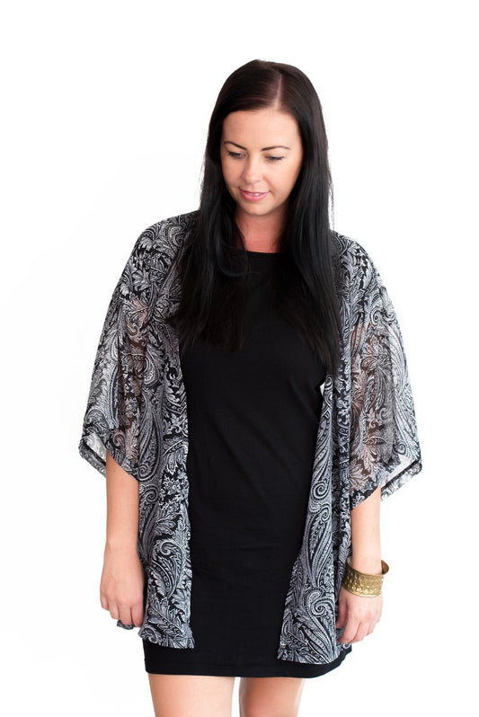 ⭐️ Dark Brown Boho Original Open Kaftan