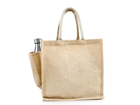 Large Luxe Tote Bag with drink holder - Strong & Durable