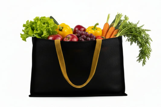 XXL Black LUXE Tote Bag - Strong & Durable