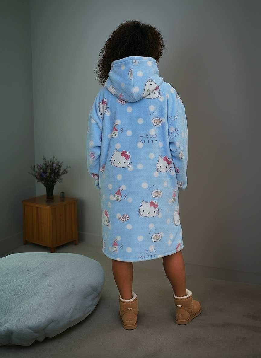 Character Kitty XXL SNOODI OODI Oversized Blanket Jumper