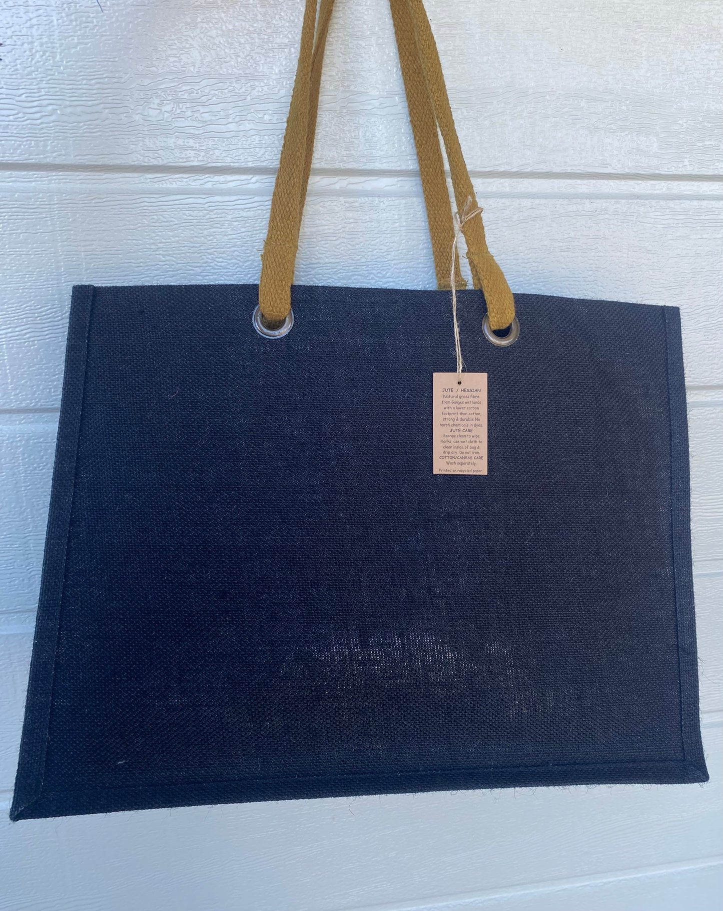 XXL Black LUXE Tote Bag - Strong & Durable