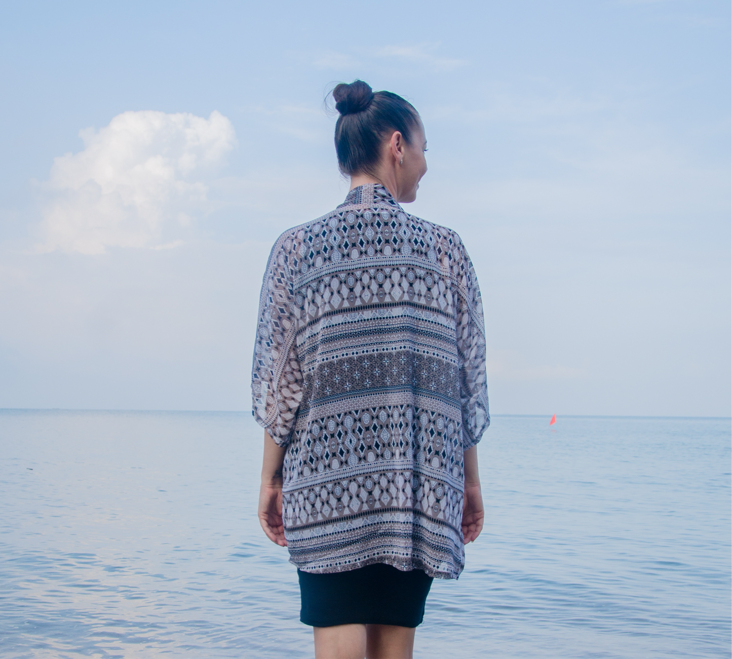 🌟 Mystery Khaki Brown Dreams MIDI Open Kaftan