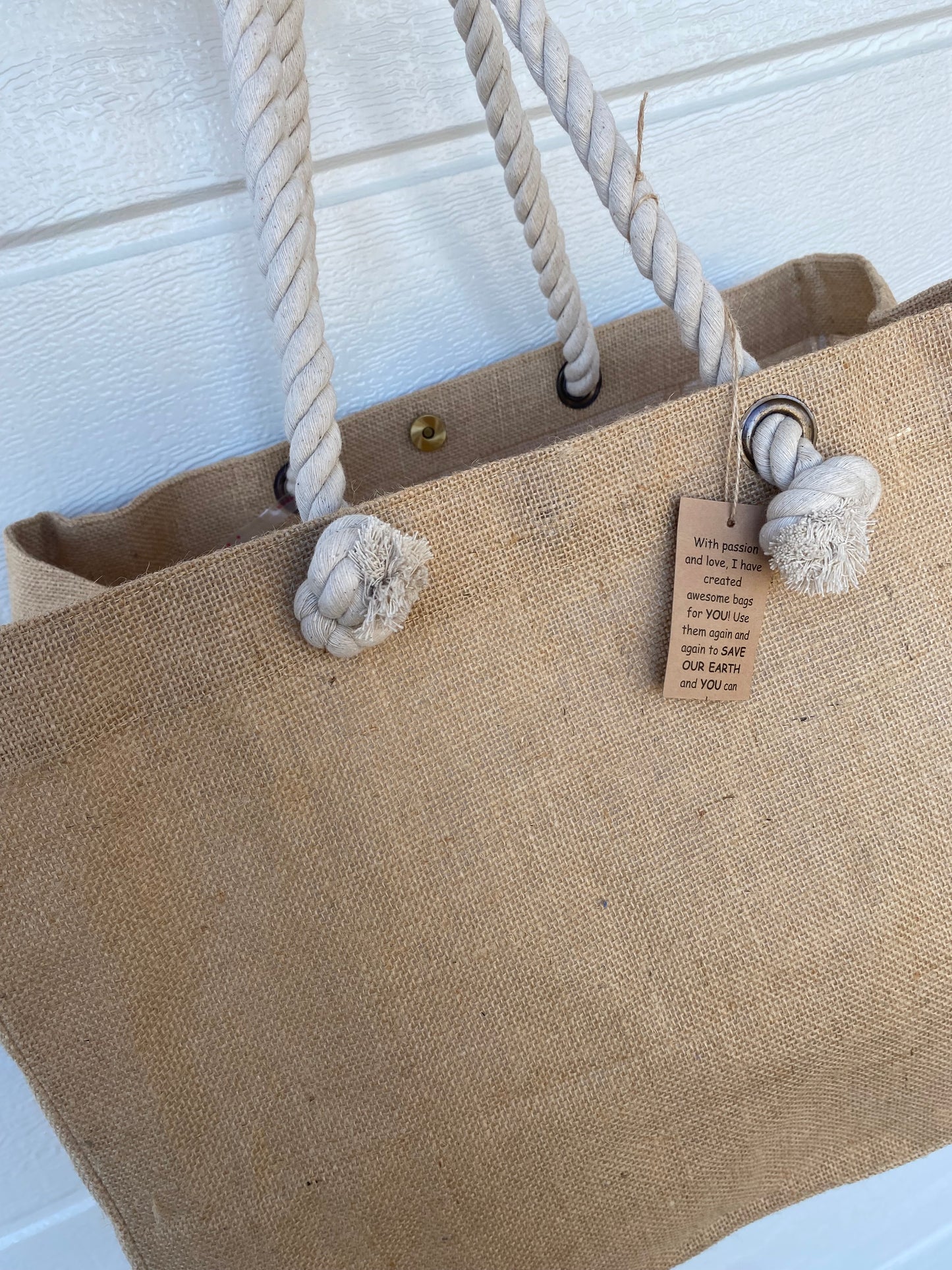 XXL BoHo Luxe Tote Beach Bag- Strong & Durable
