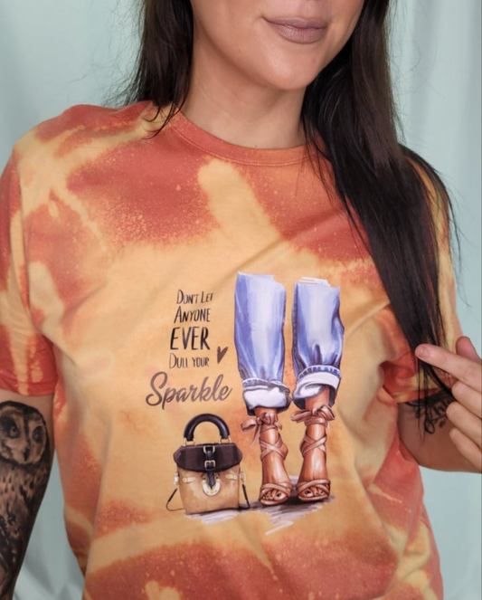 SPARKLE Quote Graphic Tshirt - handmade