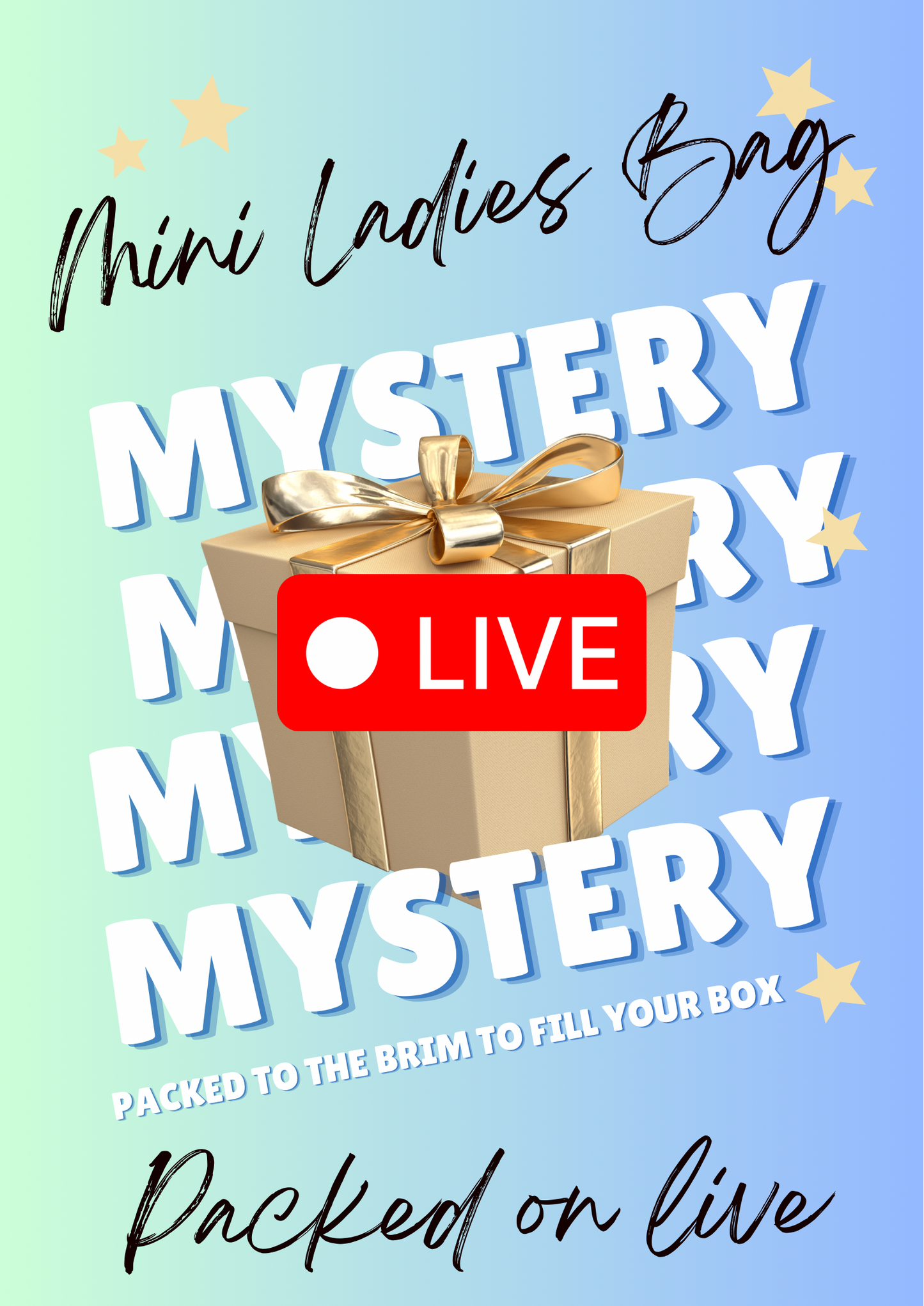 Mini LADIES MYSTERY FILL UP Bag (LIVE)