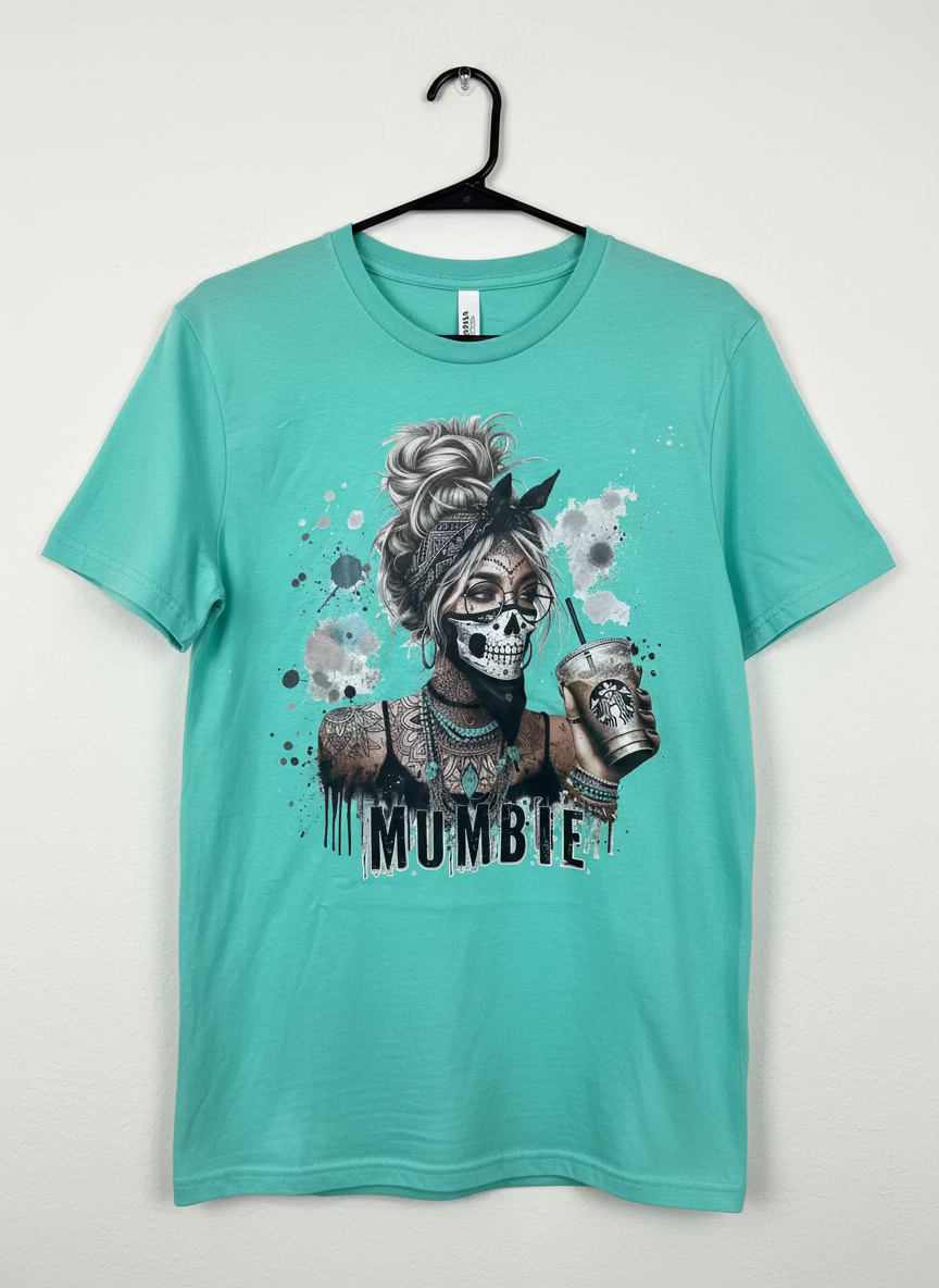 MUMBIE Handmade T-shirts Black