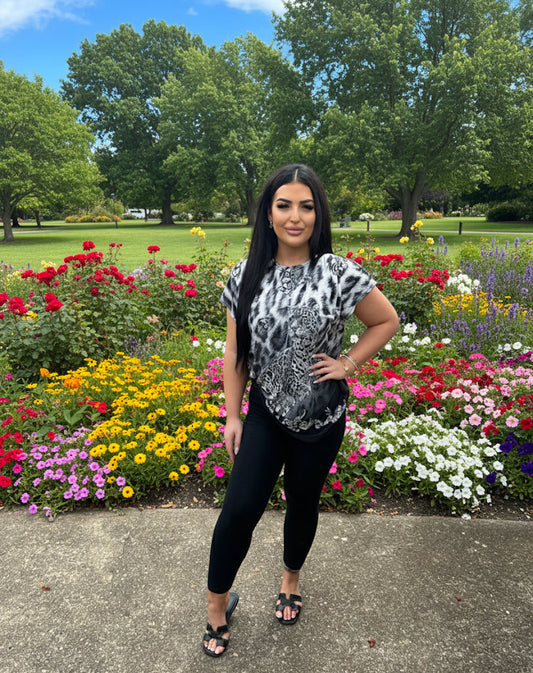 Glam Jungle Oversized Graphic Tshirt