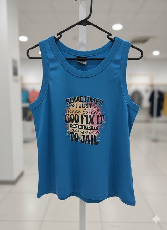 Handmade God Fix It Tank Top