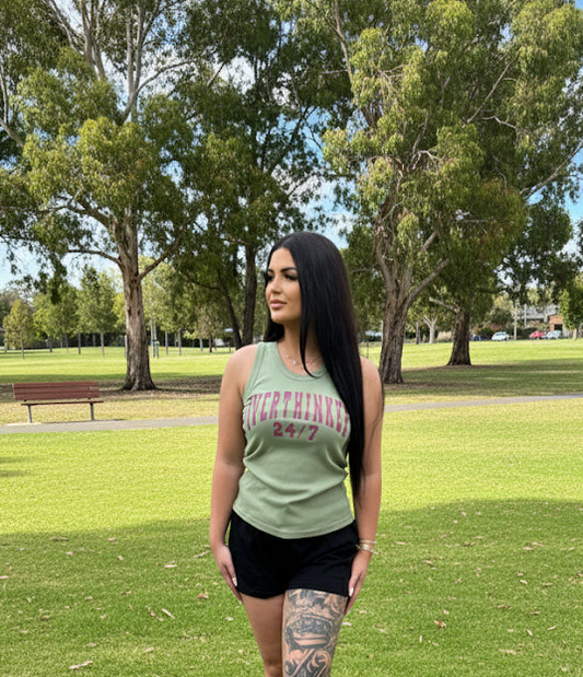Handmade OVERTHINKER 24/7 Tank Top