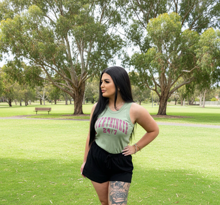 Handmade OVERTHINKER 24/7 Tank Top