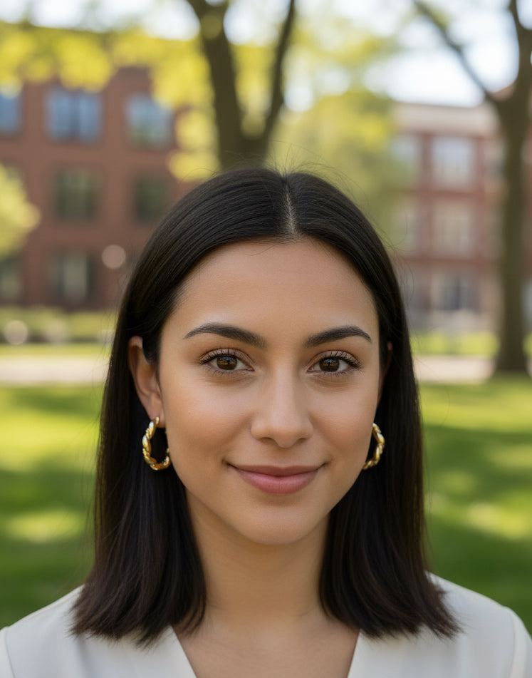 Rose Gold-Tone Twisted Rope Hoop Earrings