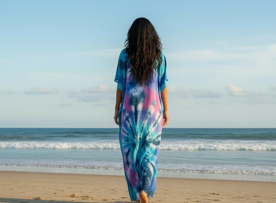 Sunset Tide Daydream Tie-Dye Maxi Dress