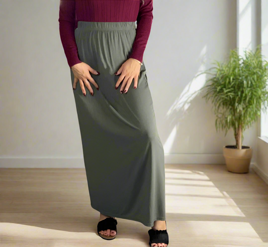 CARTER Khaki High waisted Skirt