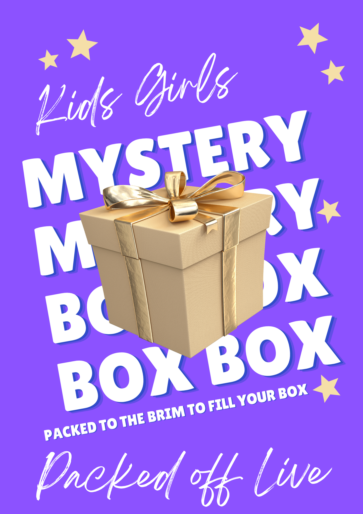 Kids Mystery Boxes- Girls, Boys & Unisex (Not Live)
