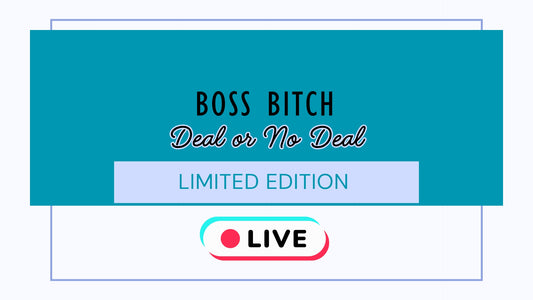 Boss Bitch (Entrepreneur) Large DEAL OR NO DEAL bag (LIVE)