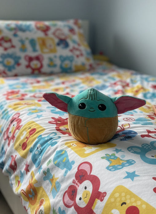 Cosmic Critter Plush – Mint & Pink Snuggle Buddy