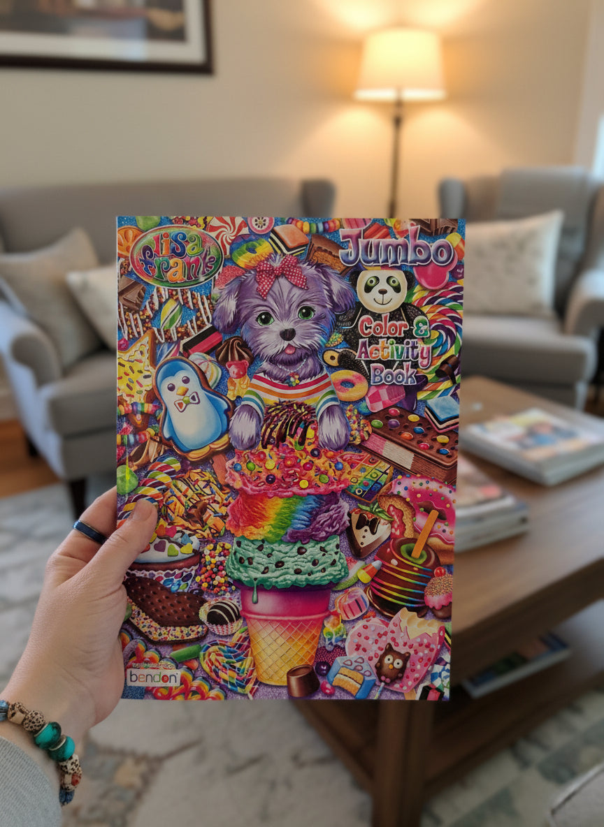 Kids JUMBO Character Colouring Books – Choose Your Style