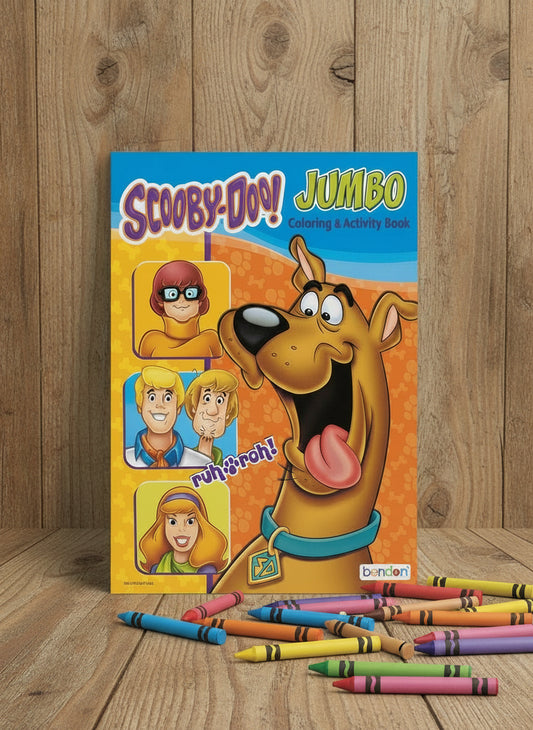 Kids JUMBO Character Colouring Books – Choose Your Style