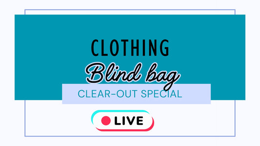 CLEAR-OUT CLOTHING BLIND BAGS