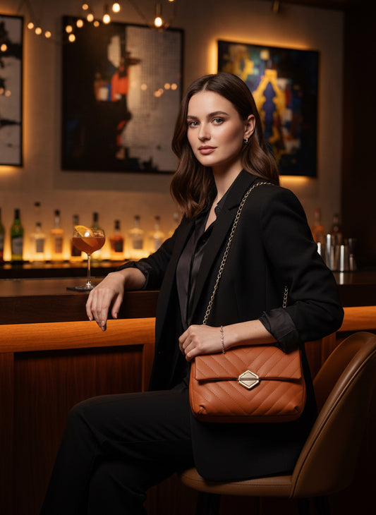 Textured Swing Crossbody Bag – Gold Hardware – Choose Your Style