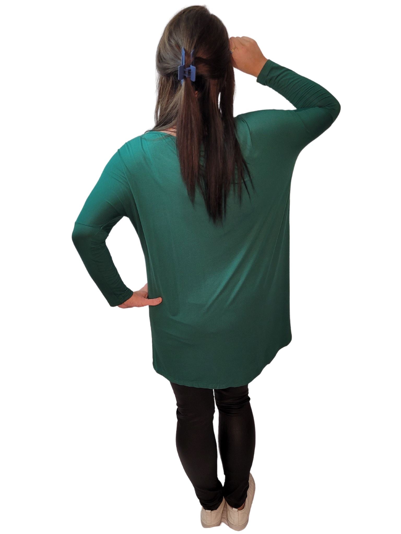 ALEECE Teal turquoise Long Sleeve Top Dresses Aambers Goodies xx