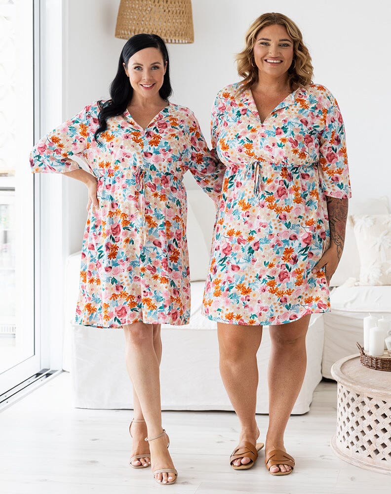 Colourful Floral Dress Aambers Goodies xx