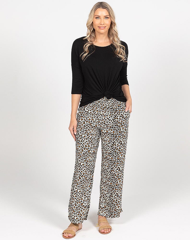 Leopard Stretch Pants Aambers Goodies xx