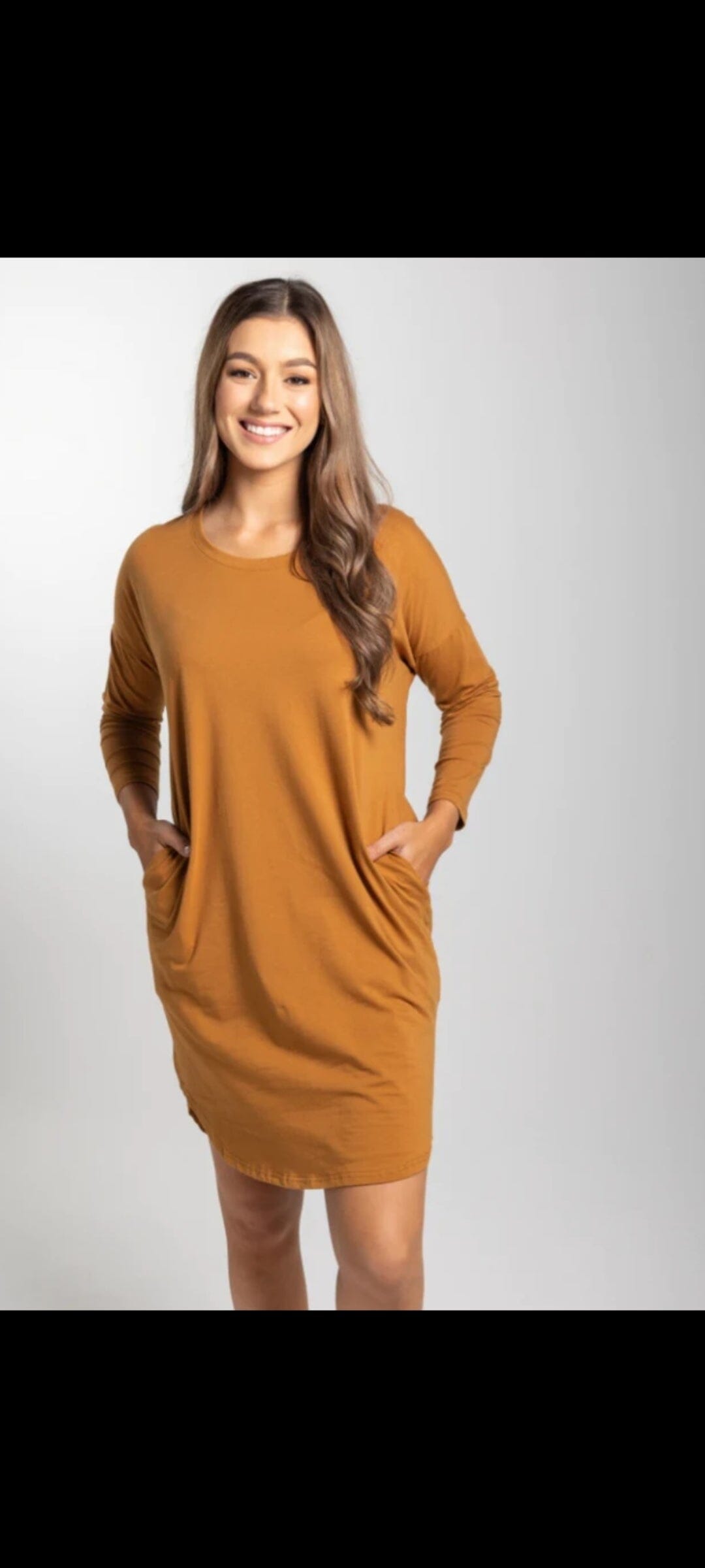 Long Sleeve Dress/ long top 2 colours Aambers Goodies xx