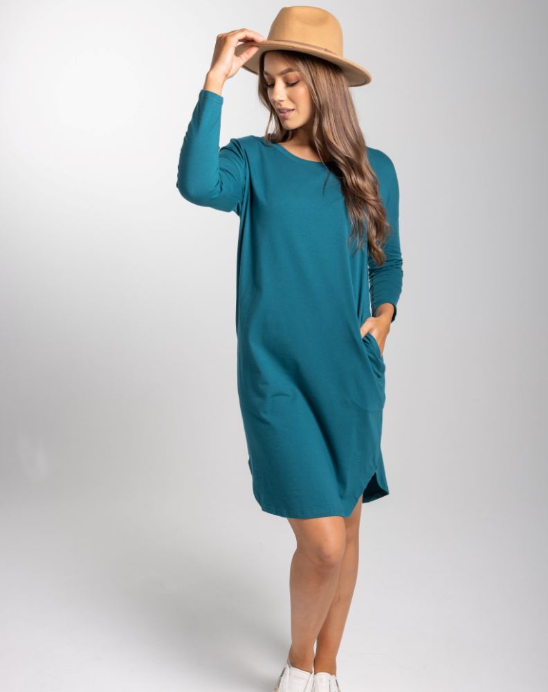 Long Sleeve Dress/ long top 3 colours Aambers Goodies xx