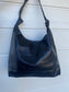 Knotted PLeather Large Hand bags - Black & Tan