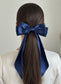 Silky Hair Bow Clips