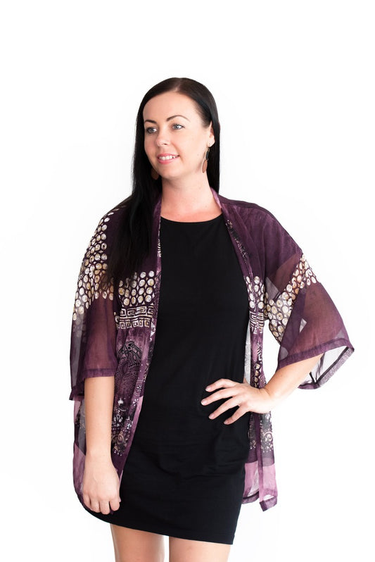 ⭐️ Purple boho Dreams original Open Kaftan