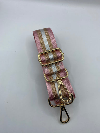 Adjustable Bling Handbag/ Camera Bag Straps- Gold Hardware