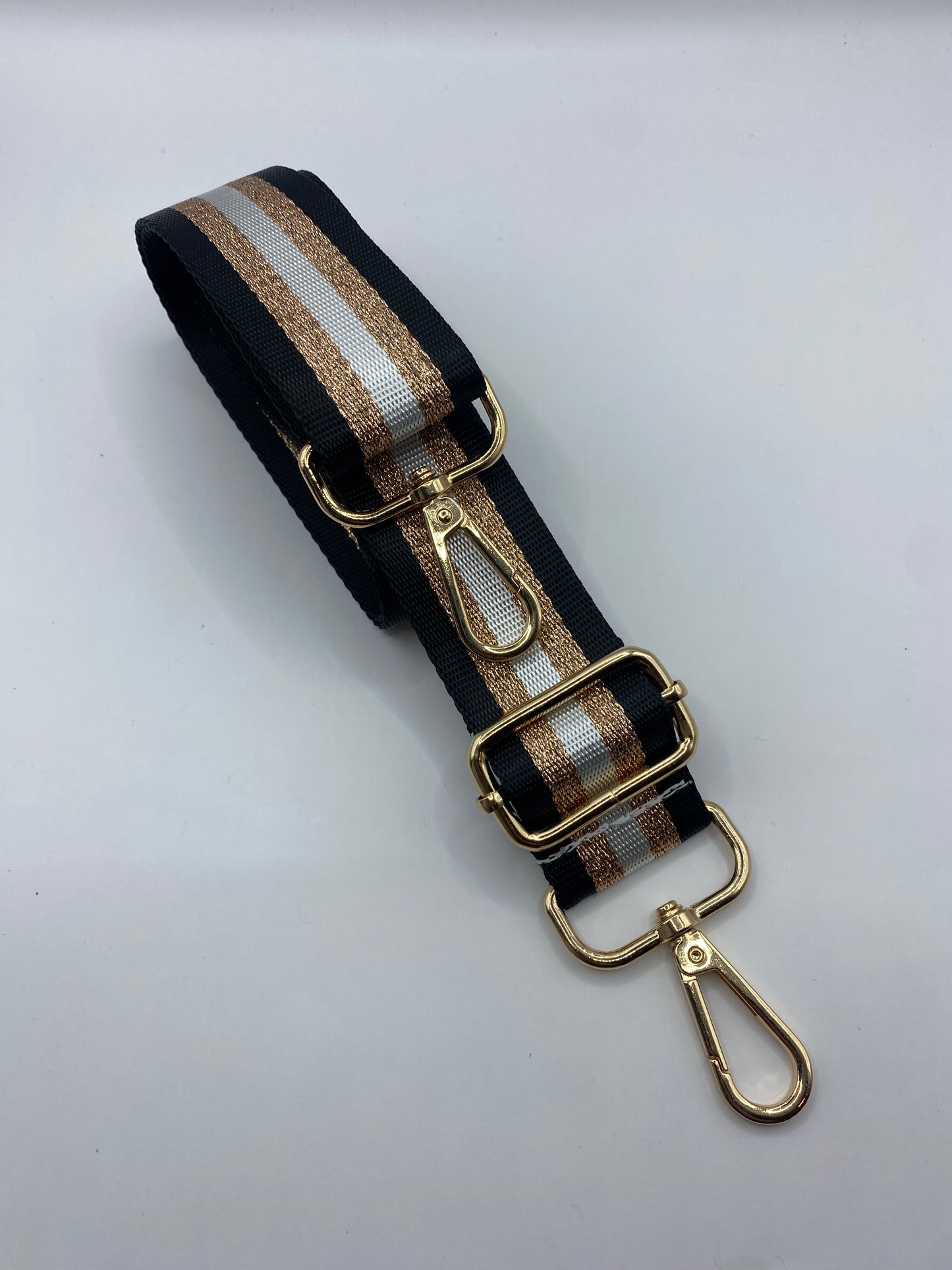 Adjustable Bling Handbag/ Camera Bag Straps- Gold Hardware