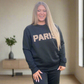 PARIS Black Track Suit Set