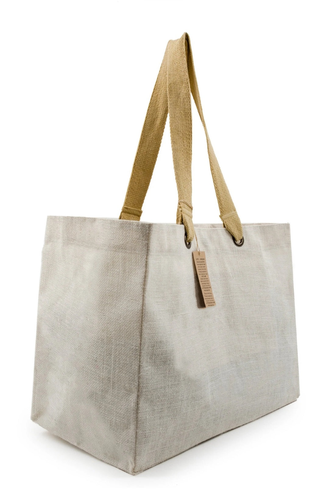 XXL White LUXE Tote Bag - Strong & Durable