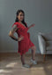 RIDA Little Red Ruffle Dress