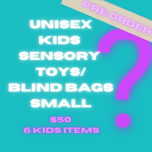SMALL PRE ORDER -KIDS UNISEX SENSORY & MORE BAGS