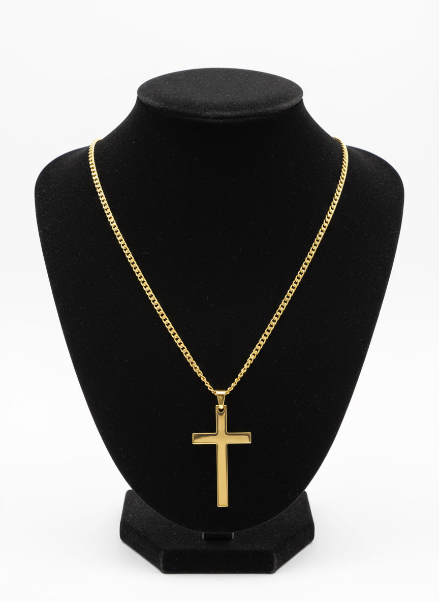 Cross Necklace Statement Chain Unisex- Choose your style