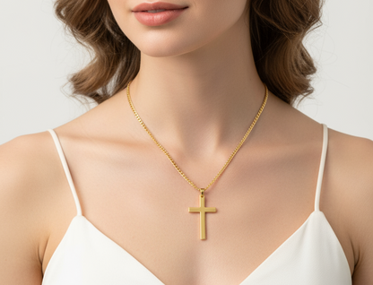 Cross Necklace Statement Chain Unisex- Choose your style