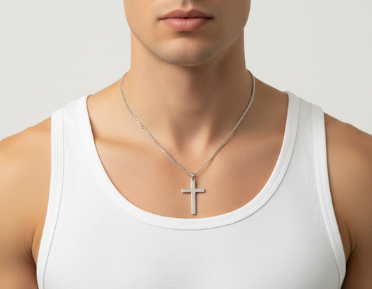 Cross Necklace Statement Chain Unisex- Choose your style