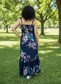SAYLOR floral Tye Up Maxi tiered Dress
