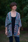 Fluro Aztec Relaxed Open Midi Kaftan
